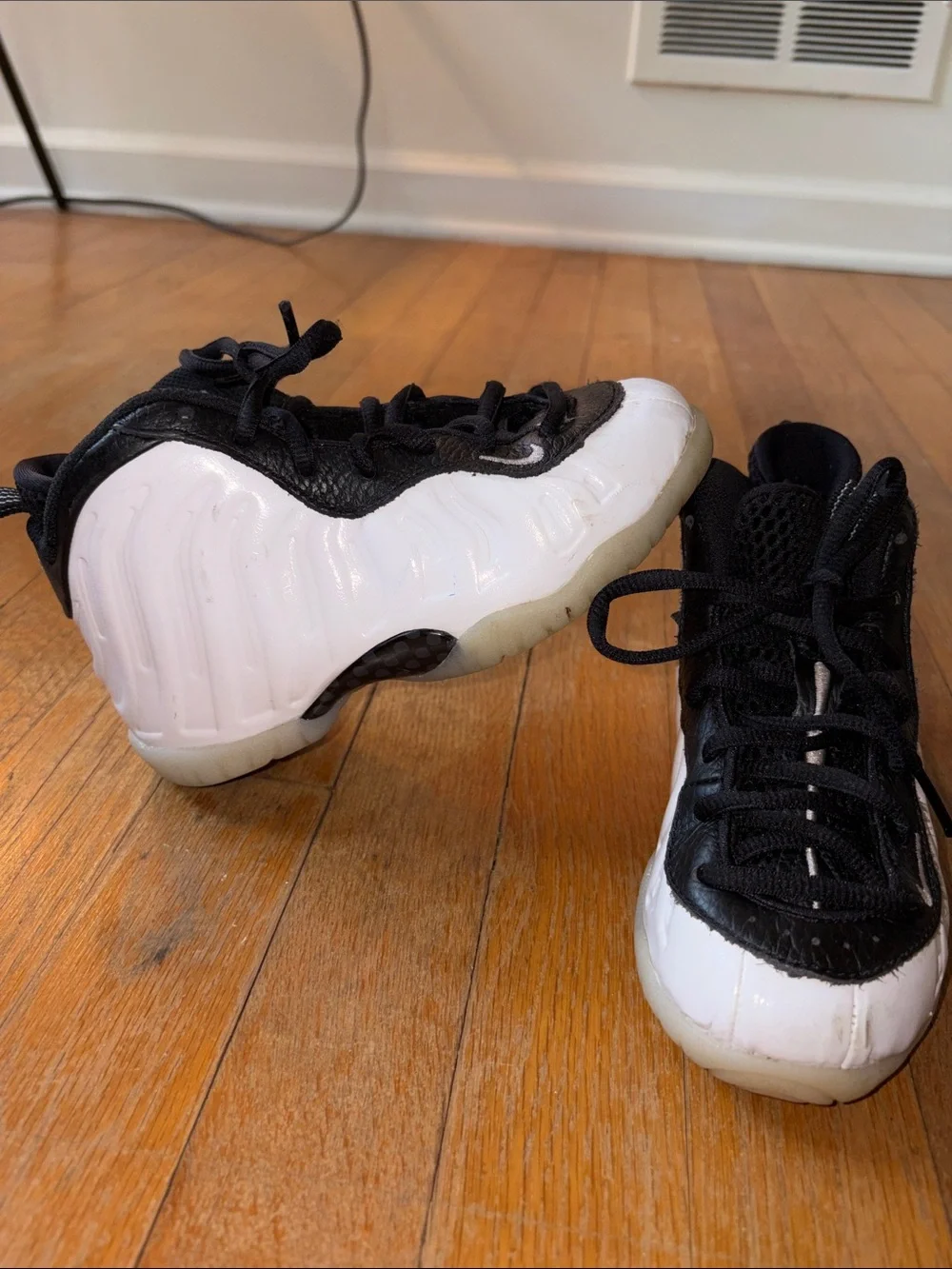 Nike Kids FOAMPOSITE White Foams Sneakers